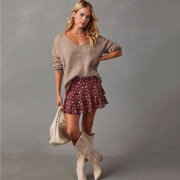 Vici Sweaters - Vici Taupe Sweater